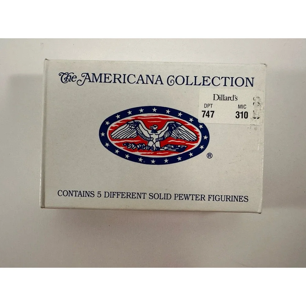 The Americana Pewter Collection AH48 HO Liberty Falls Stagecoach & Figures Set